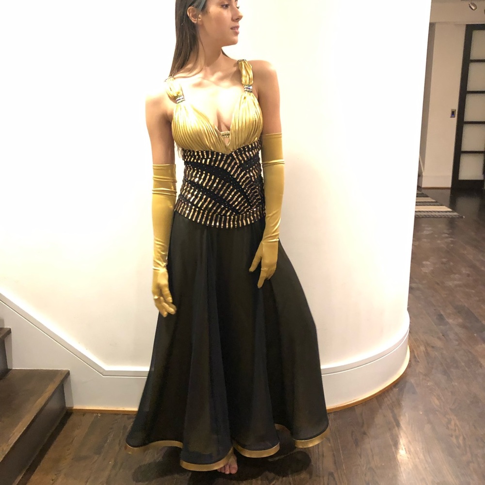 Ballroom dance gown; listed as small but could be S/M